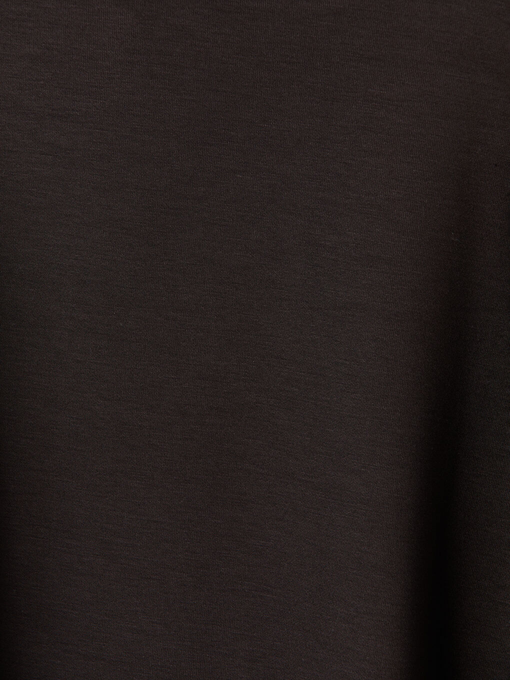 Kahverengi Bisiklet Yaka Kız Çocuk Soft Touch Tişört-2