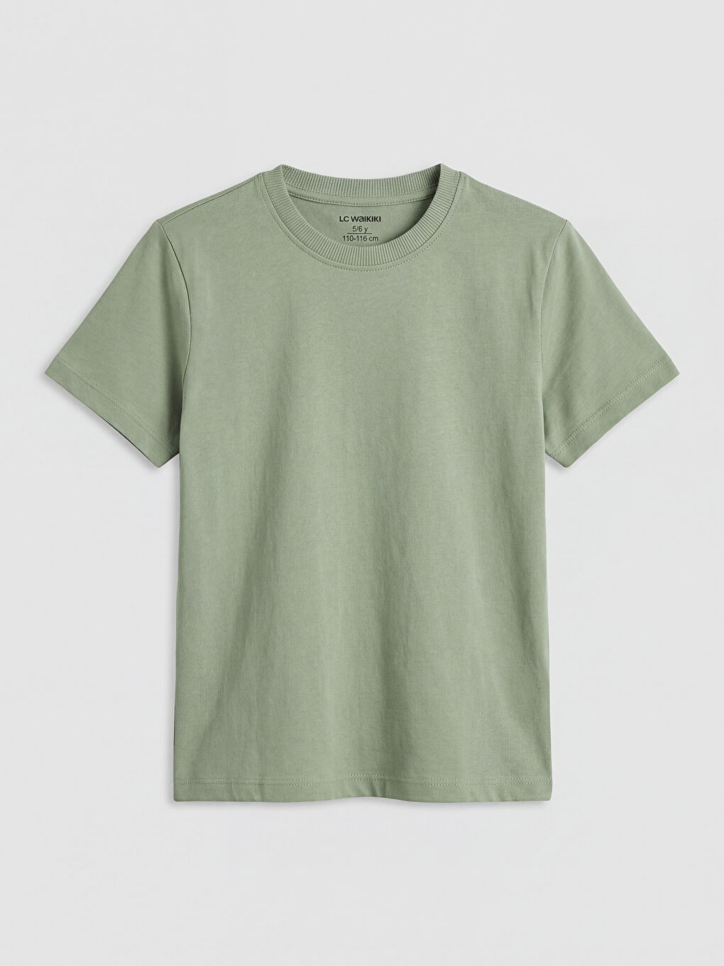 Yeşil Bisiklet Yaka Erkek Çocuk Tişört 3'lü-3