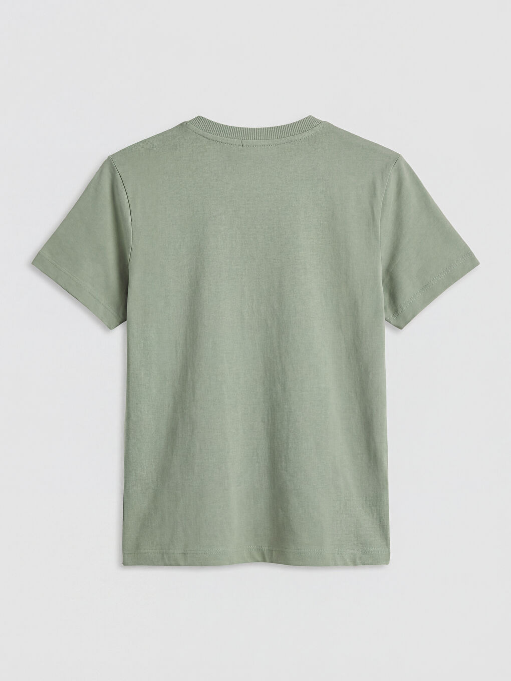 Yeşil Bisiklet Yaka Erkek Çocuk Tişört 3'lü-4