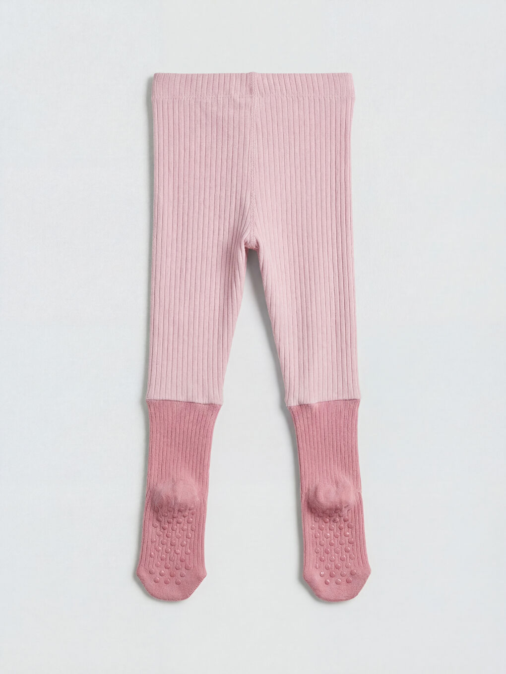 Pembe Kız Bebek Çoraplı Tayt Pantolon 2'li-2