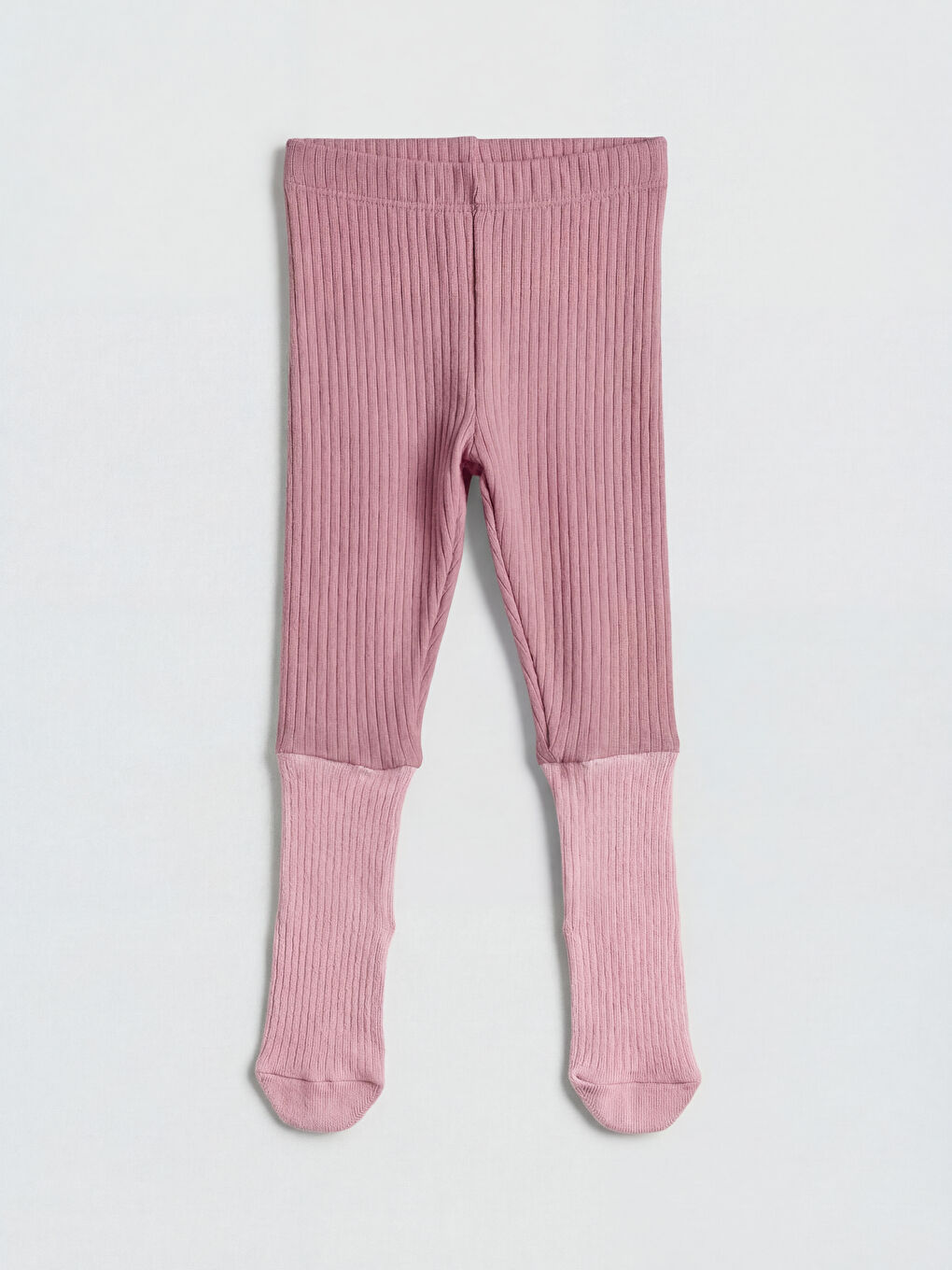 Pembe Kız Bebek Çoraplı Tayt Pantolon 2'li-3