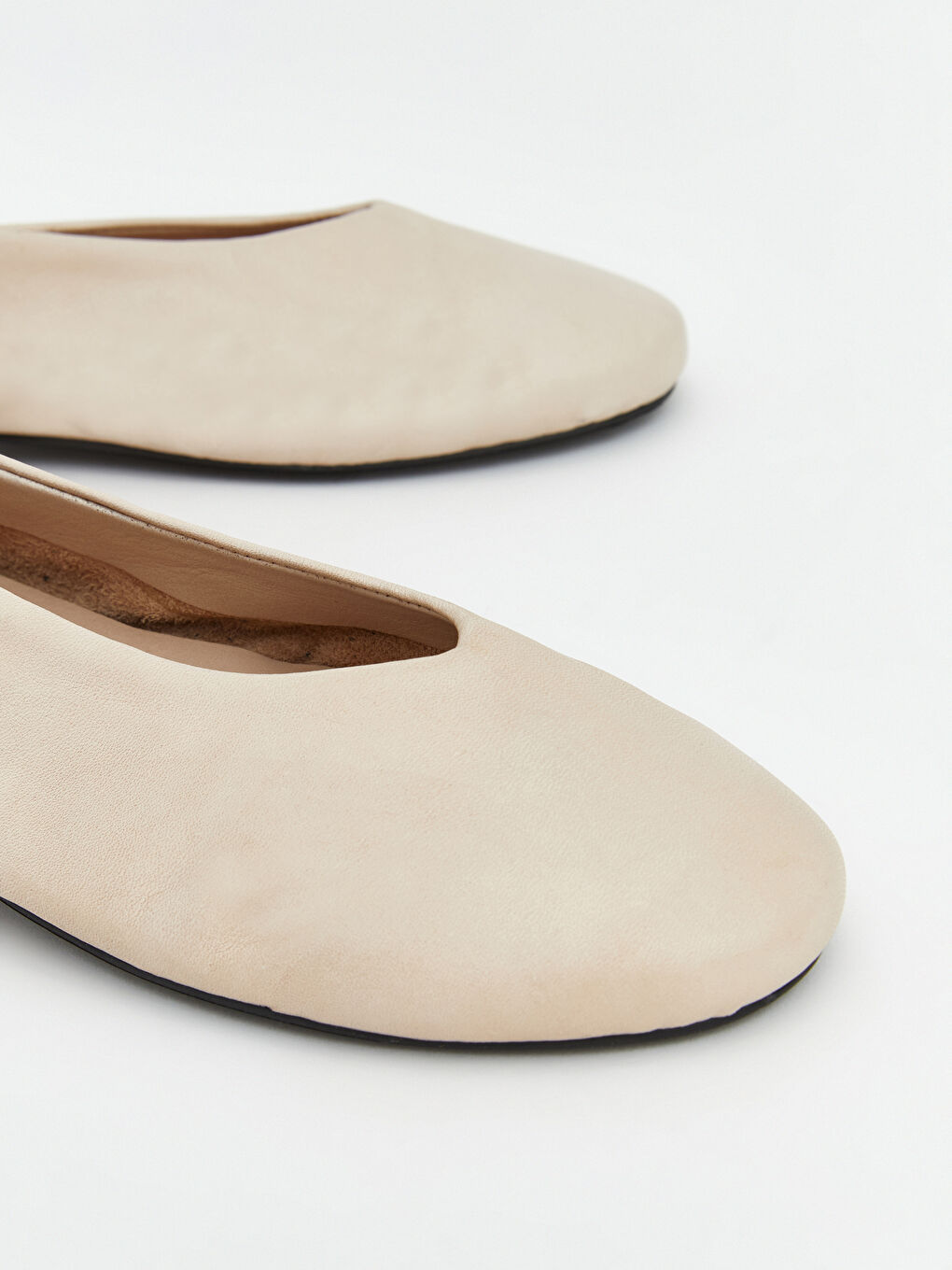 Bej Hakiki Deri Kadın Babet-2