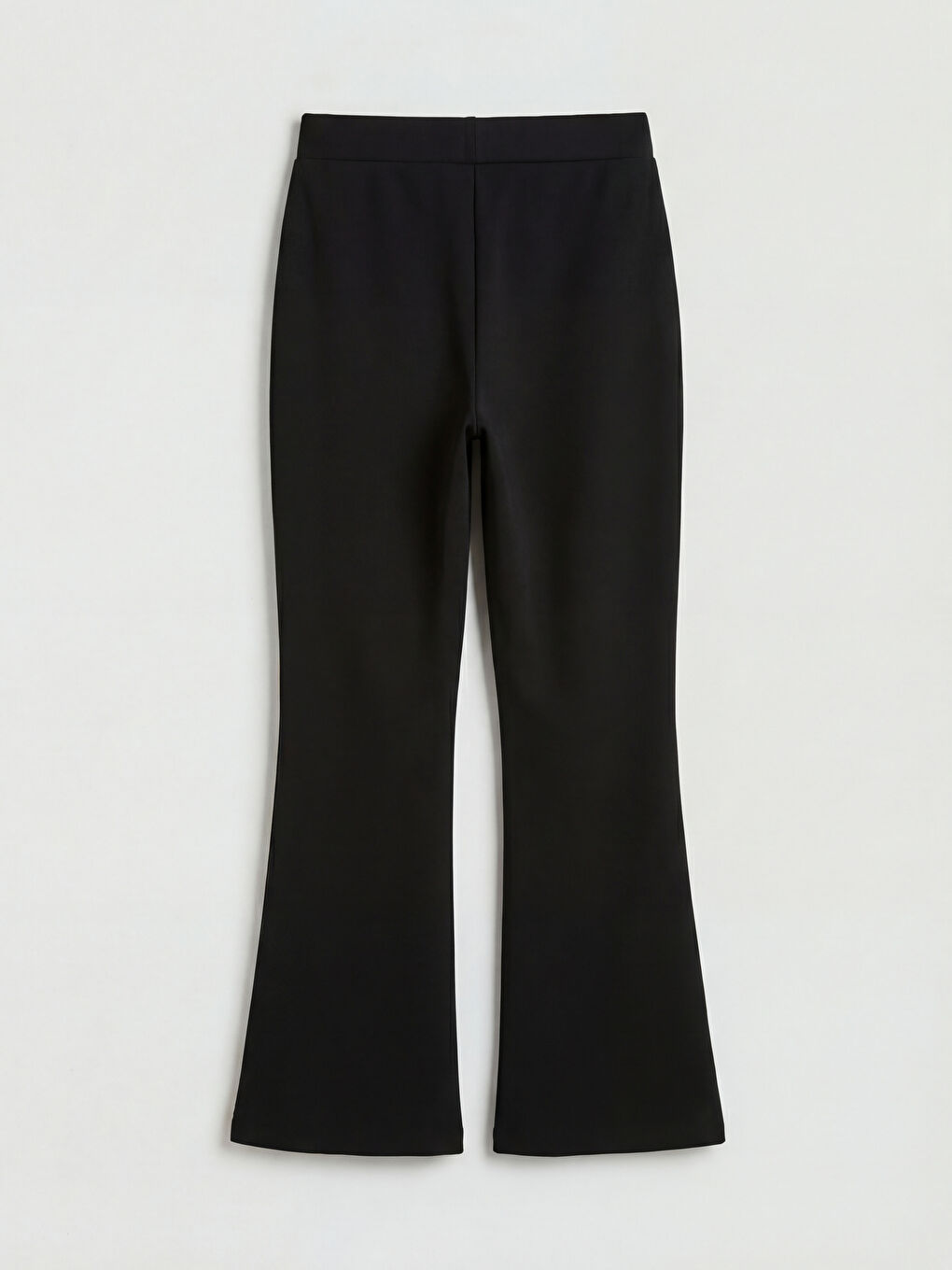 Siyah Taş Detaylı Kız Çocuk İspanyol Paça Tayt-1