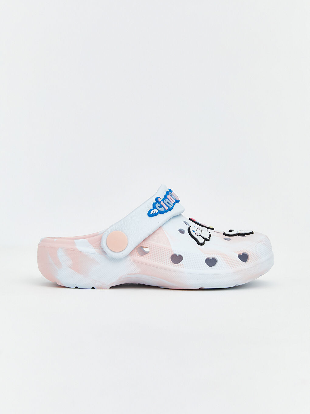 Karışık Cinnamoroll Baskılı Kız Çocuk Plaj Sandaleti-1