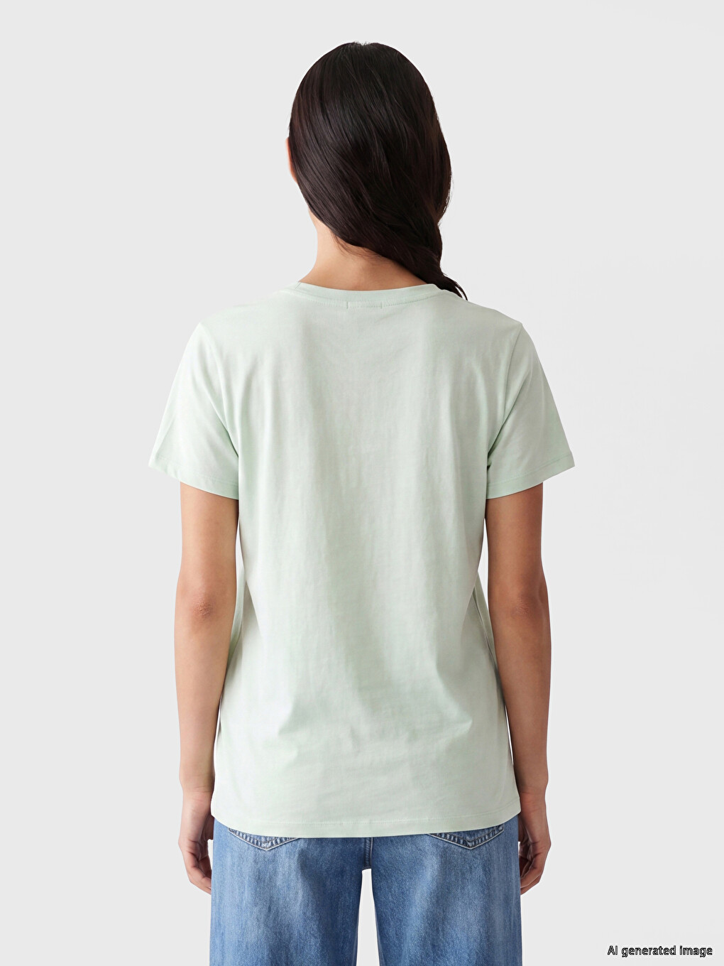 Printed 100% Cotton Women's T-shirt-3