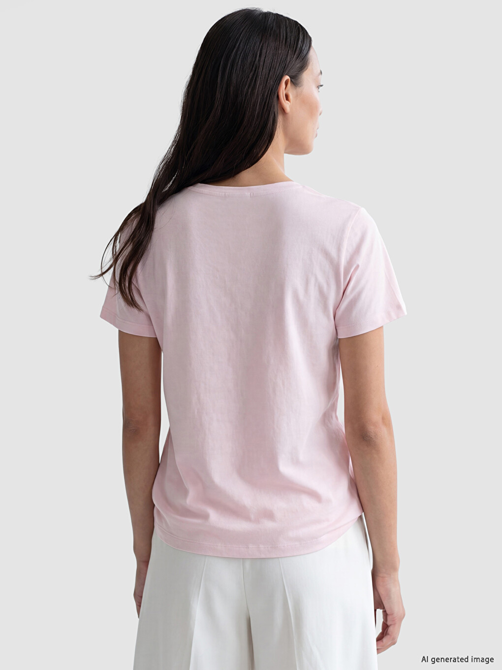Printed 100% Cotton Women's T-shirt-2