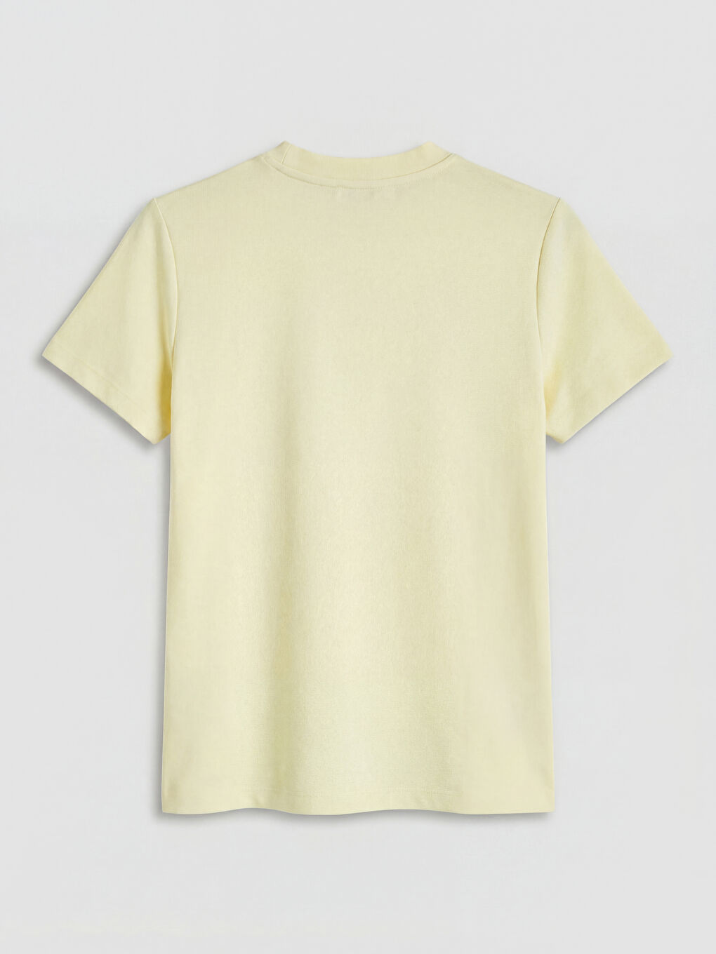 Sarı Soft Touch Kadın Tişört-1