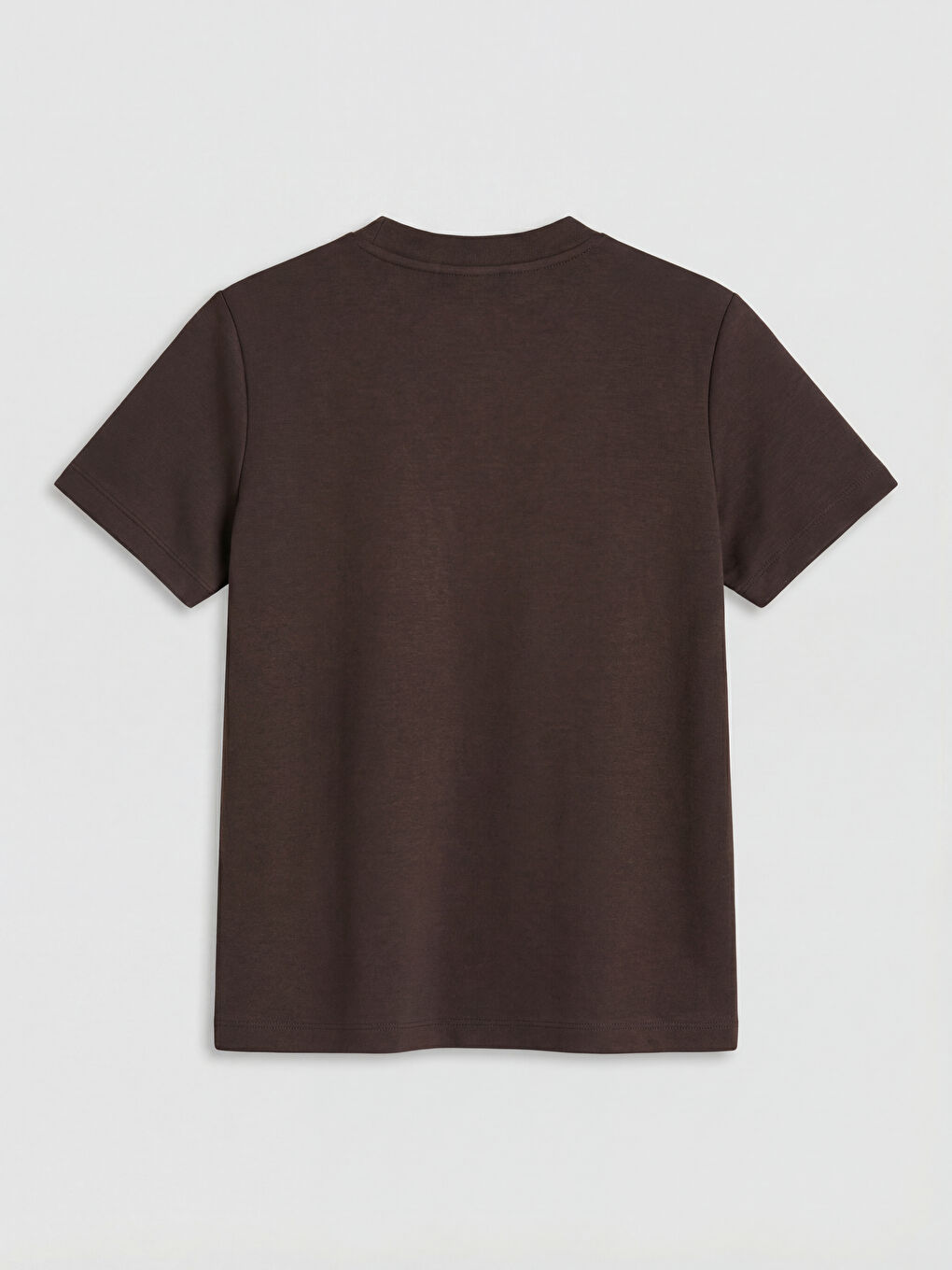 Kahverengi Soft Touch Kadın Tişört-1