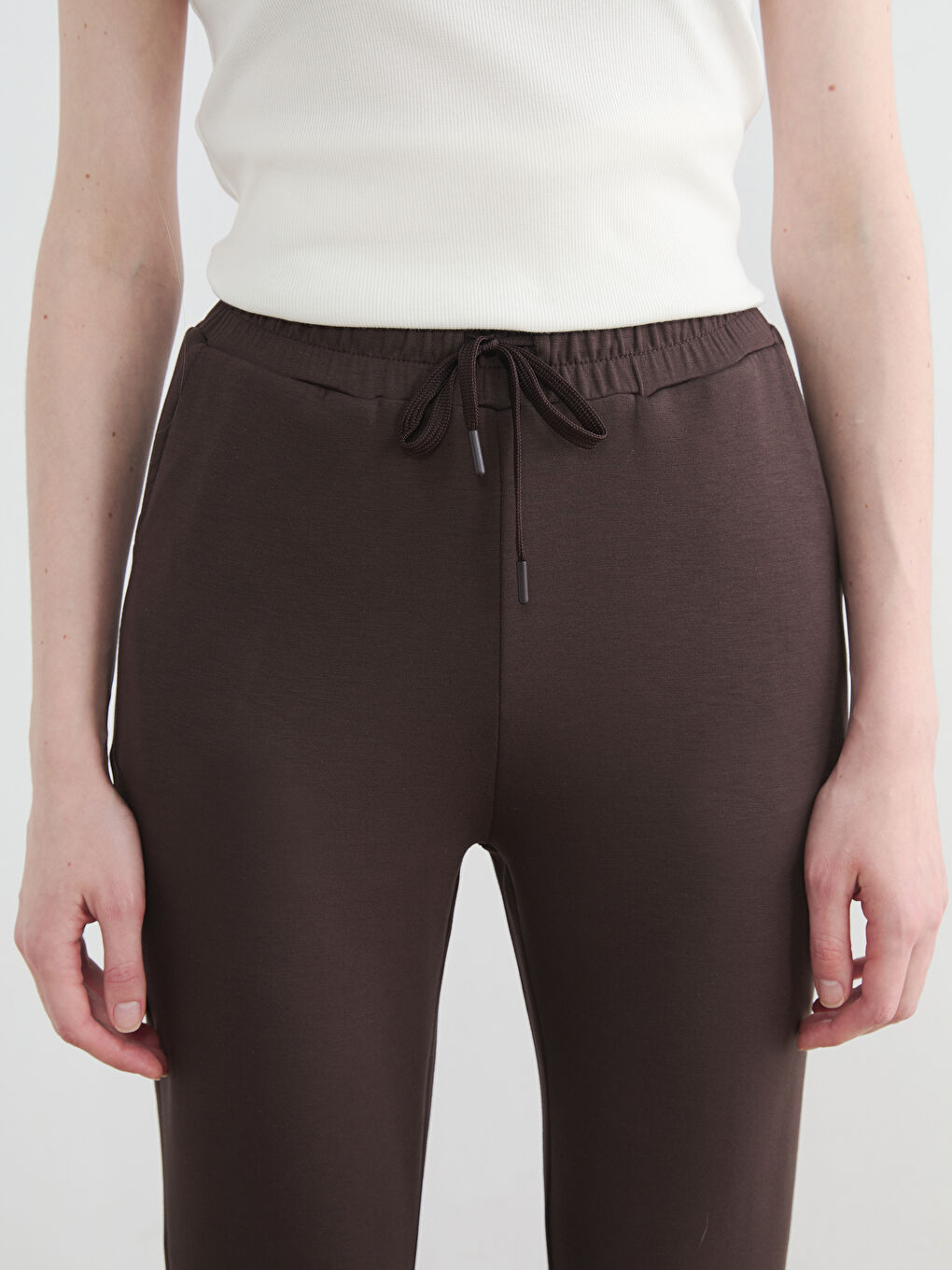 Elastic Waist Soft Touch Women's Sweatpants-2