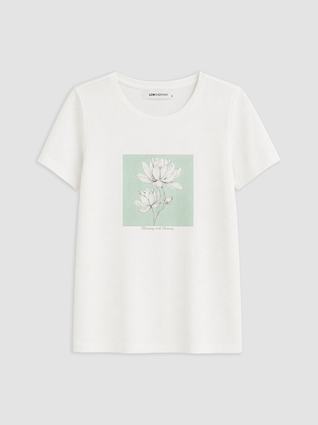 Woman White T-shirt-4