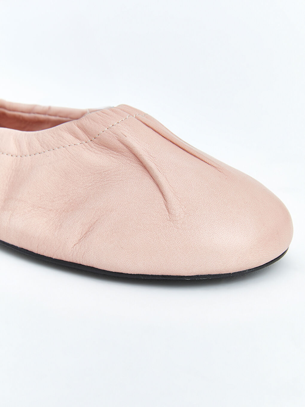 Pembe Hakiki Deri Kadın Babet-2