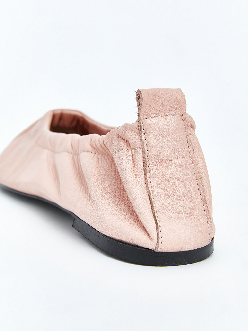 Pembe Hakiki Deri Kadın Babet-4