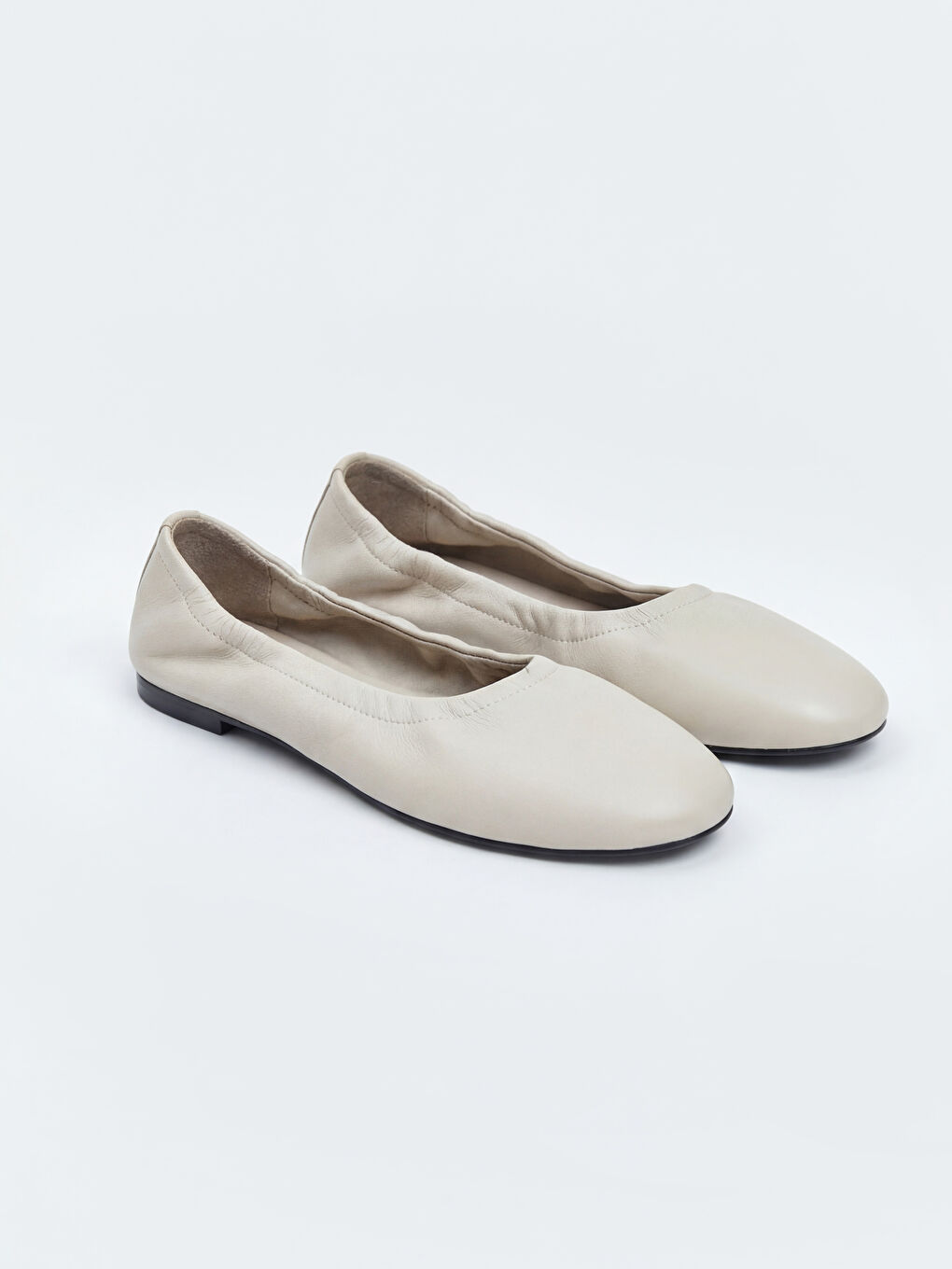 Bej Hakiki Deri Kadın Babet