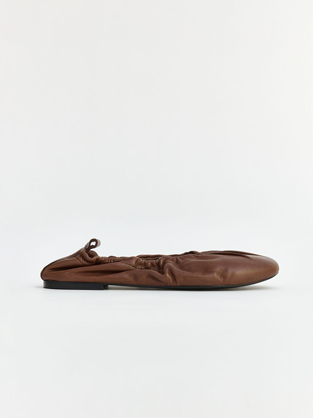 Kahverengi Hakiki Deri Kadın Babet-1