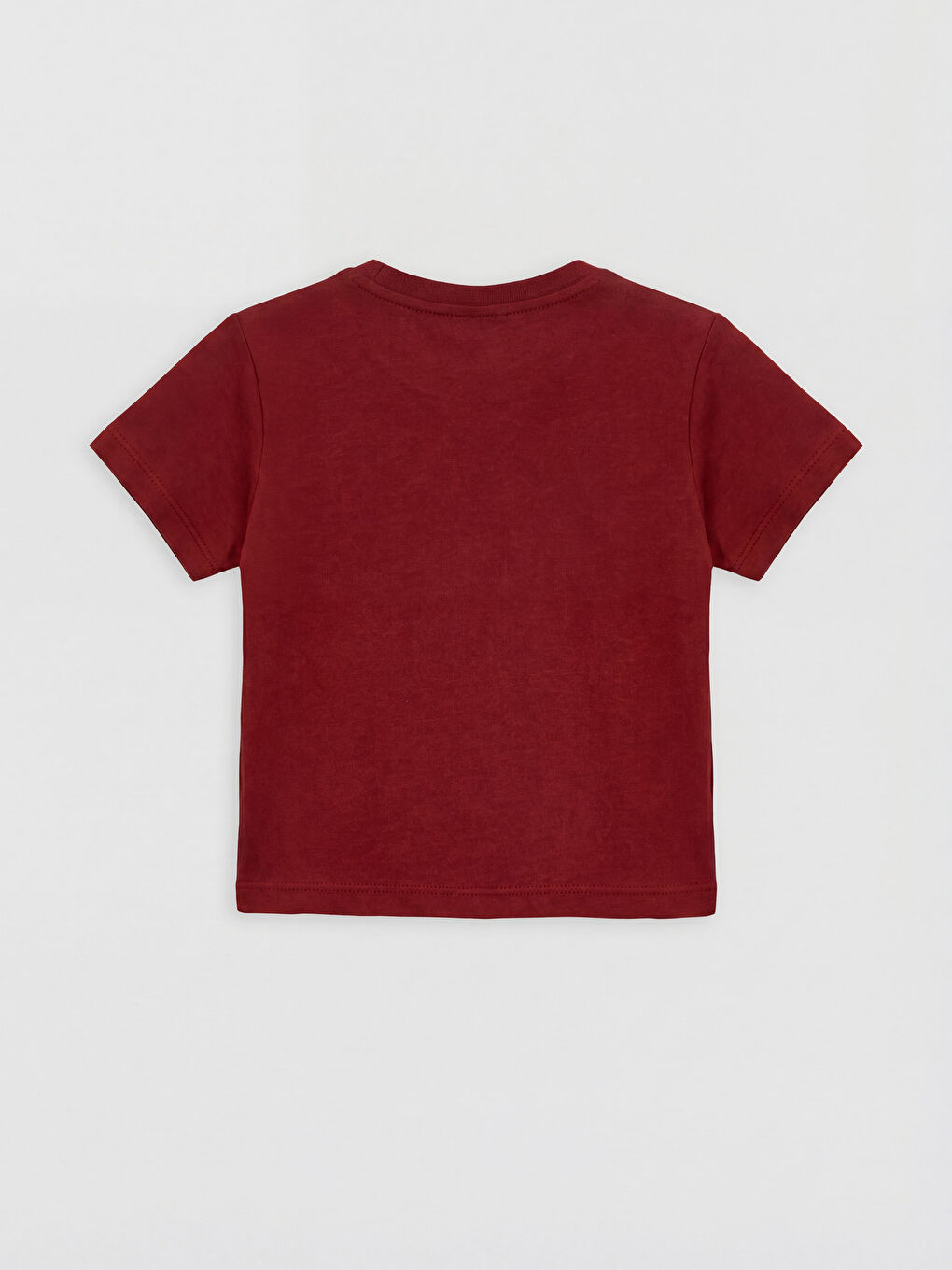 Kırmızı Bisiklet Yaka Galatasaray Baskılı Erkek Bebek Tişört-1