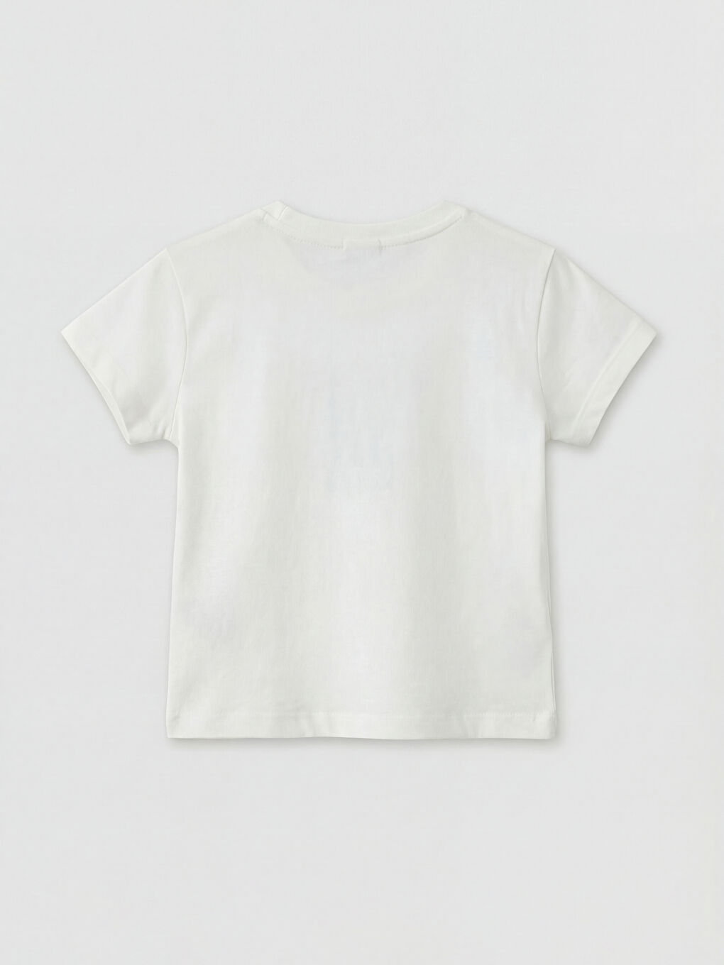 Beyaz Bisiklet Yaka Beşiktaş Baskılı Erkek Bebek Tişört-1