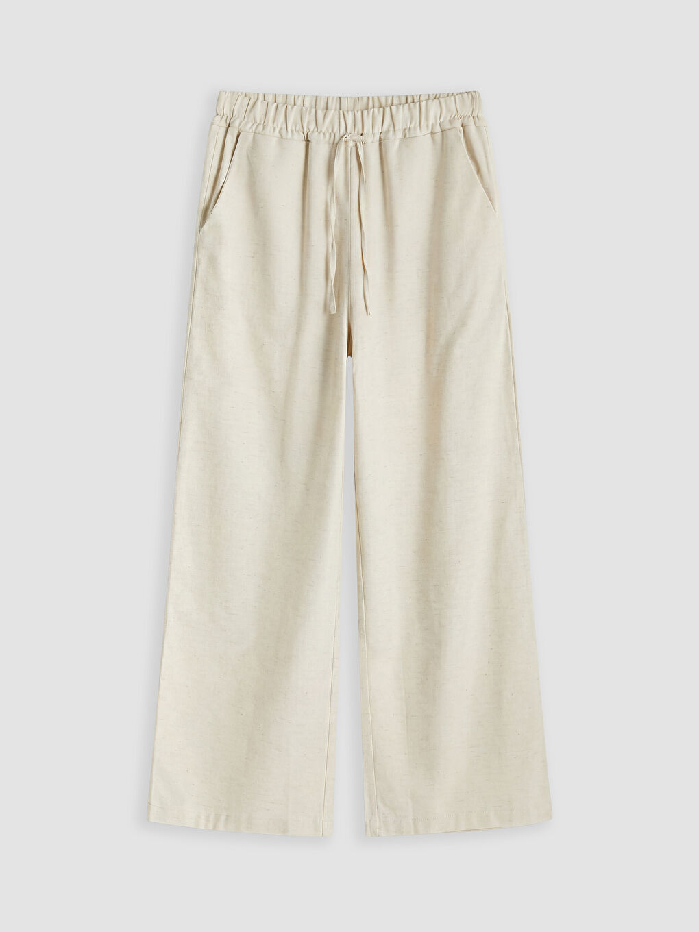 Woman ECRU Trousers