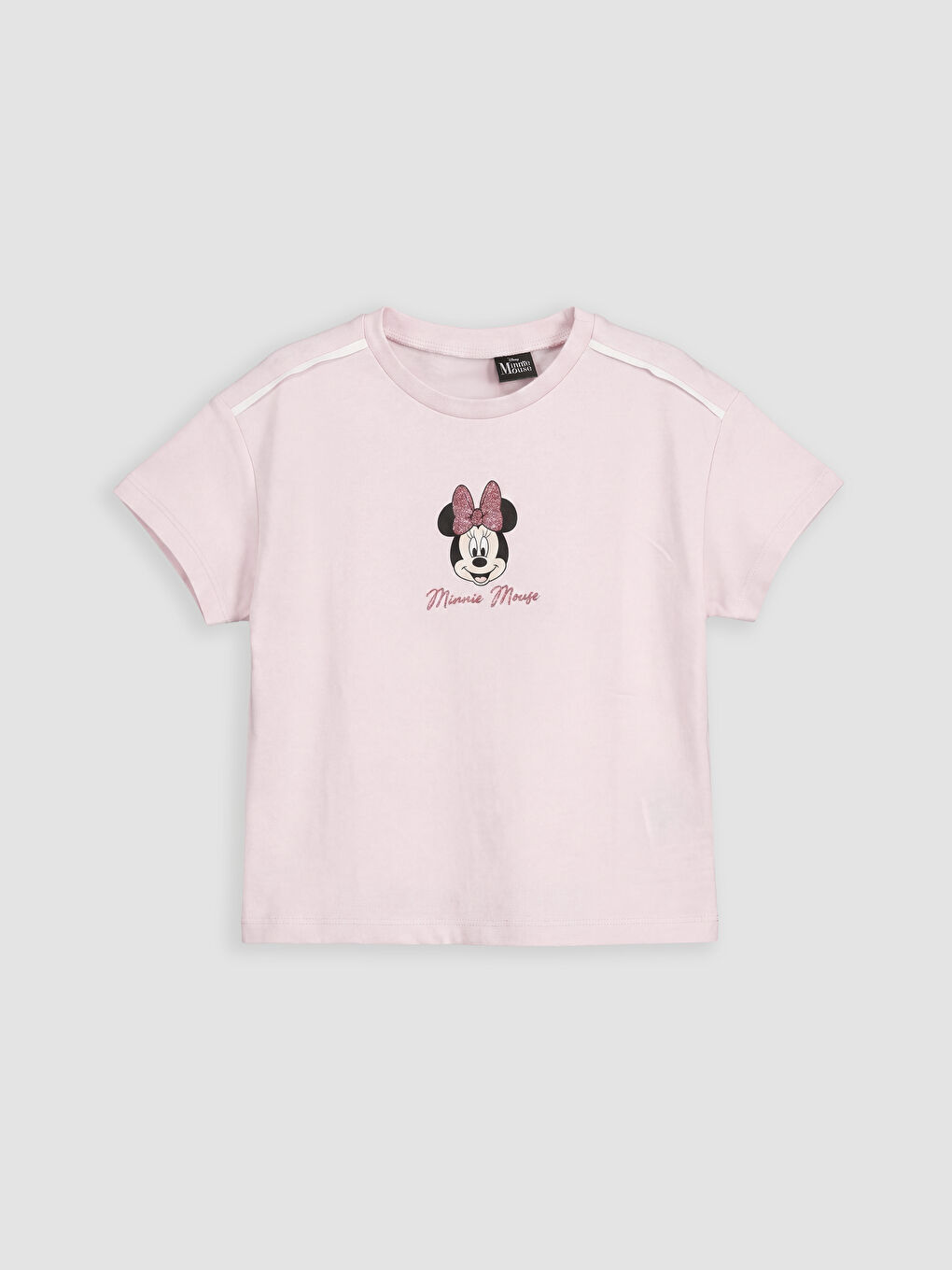 Pembe Minnie Mouse Baskılı Kız Çocuk Takım-1