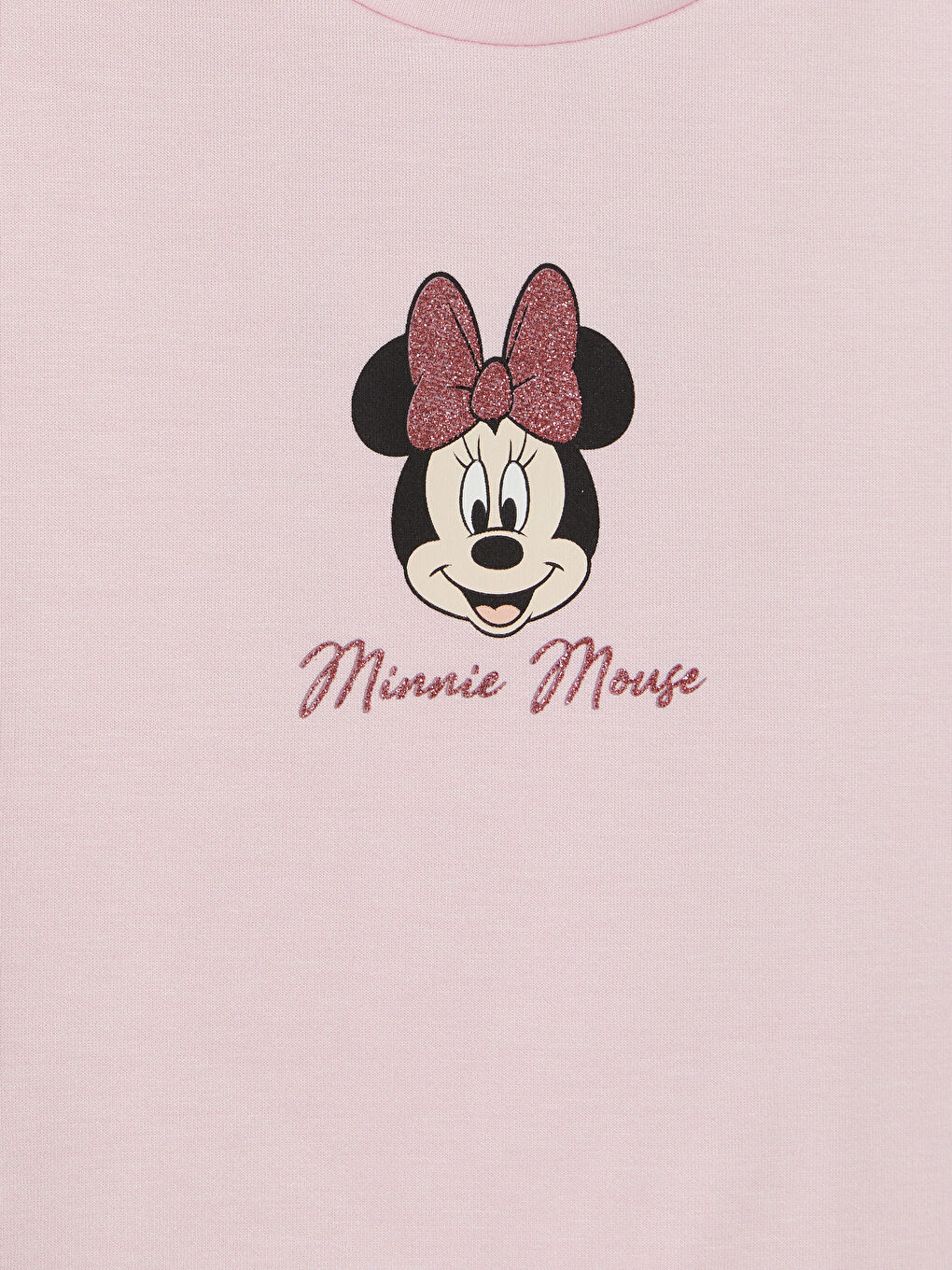 Pembe Minnie Mouse Baskılı Kız Çocuk Takım-2