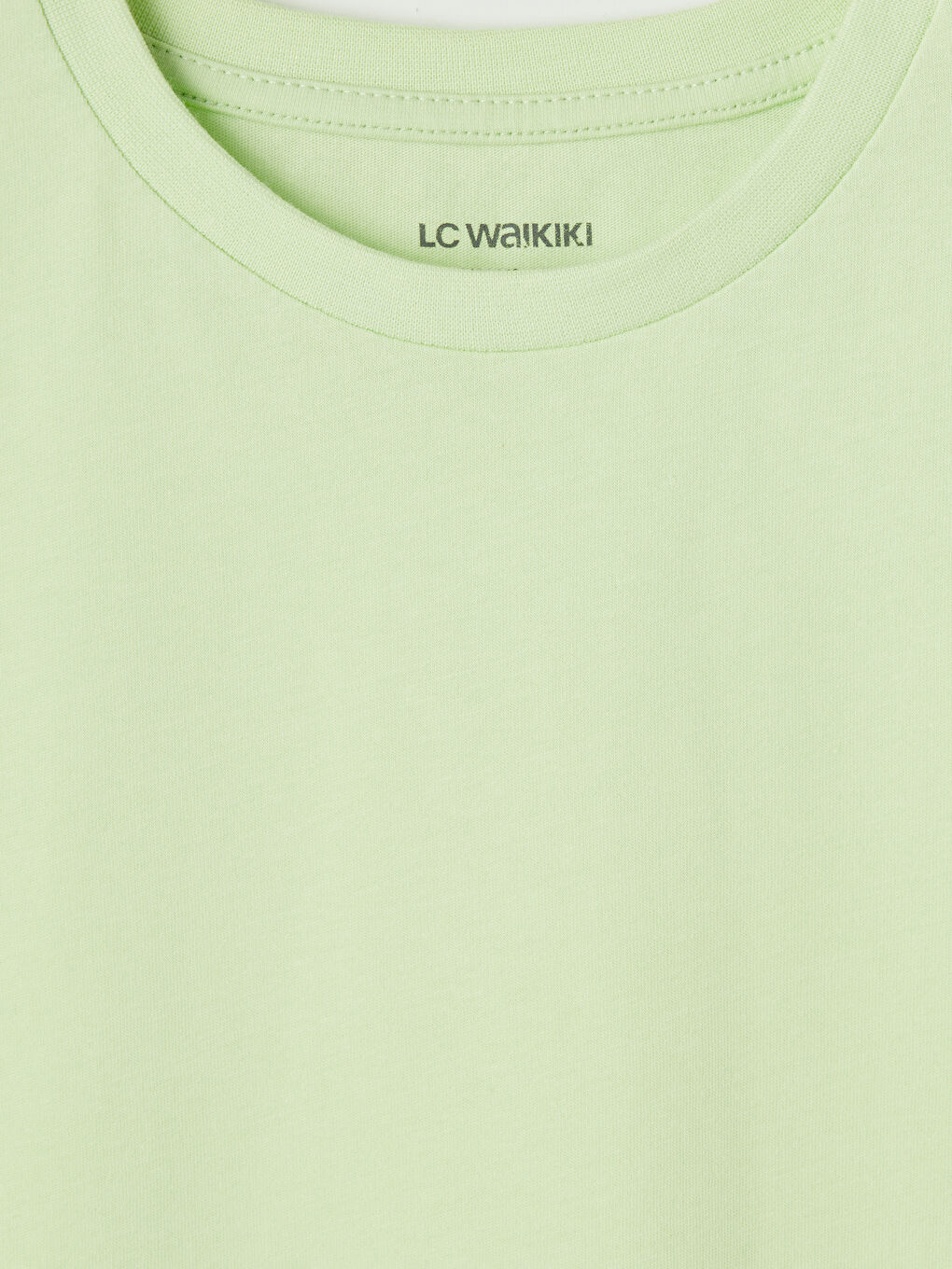 Ekru Bisiklet Yaka Kız Çocuk 3'lü Tişört-5