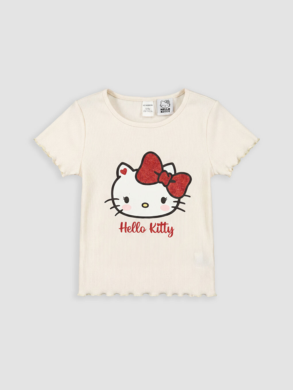 Crew Neck Hello Kitty Girls' T-Shirt