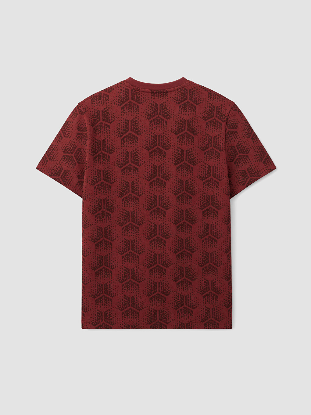 Bordo FC Barcelona Baskılı Erkek Çocuk Şortlu Pijama Takımı-3