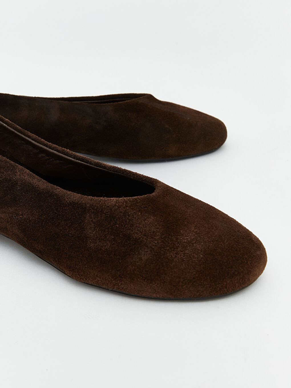 Kahverengi Süet Kadın Babet-2