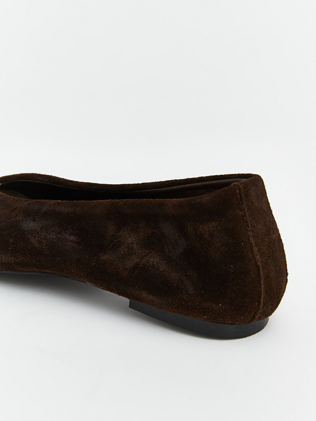 Kahverengi Süet Kadın Babet-4