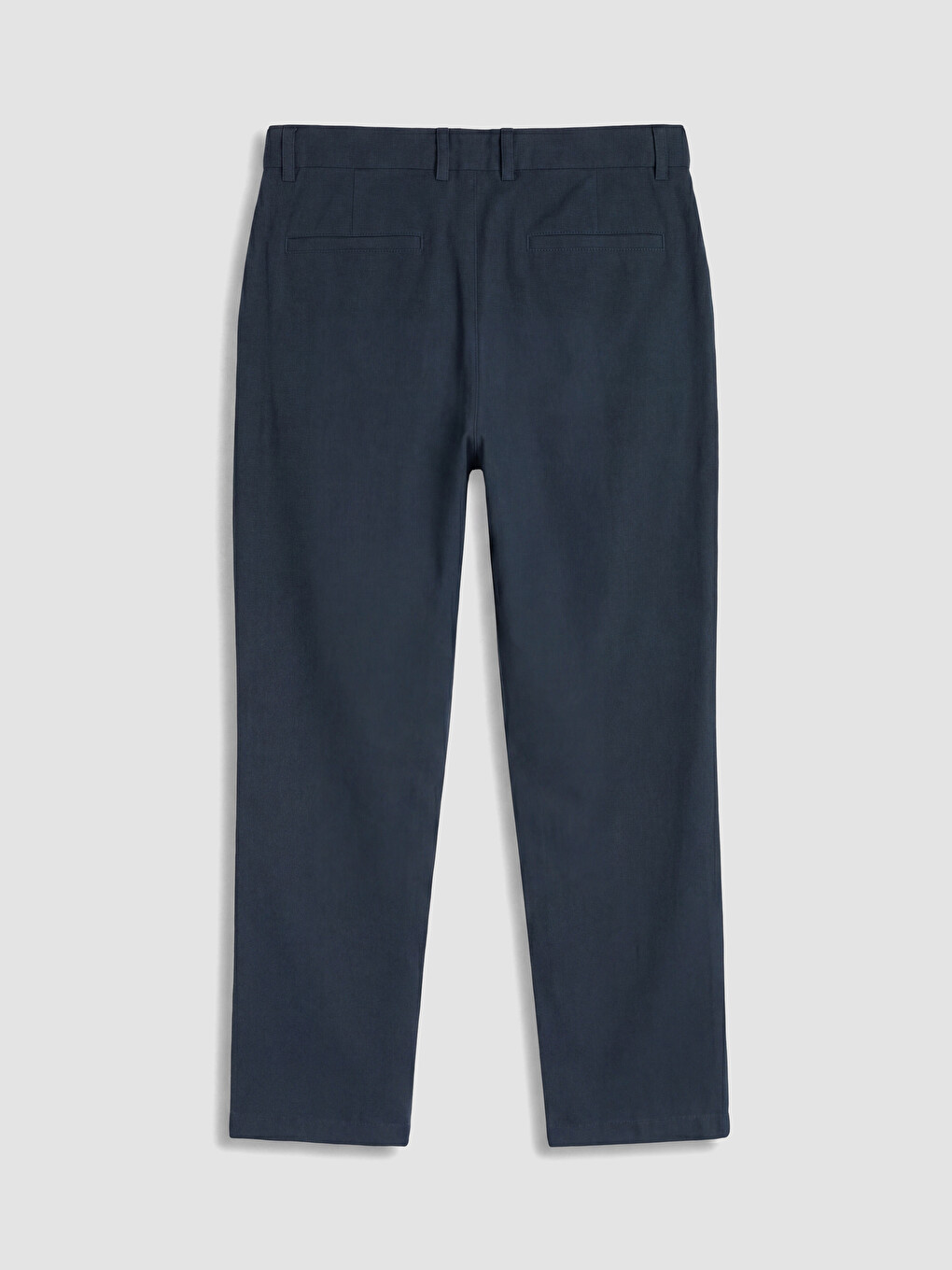 Lacivert Regular Fit %100 Keten Erkek Pantolon-2