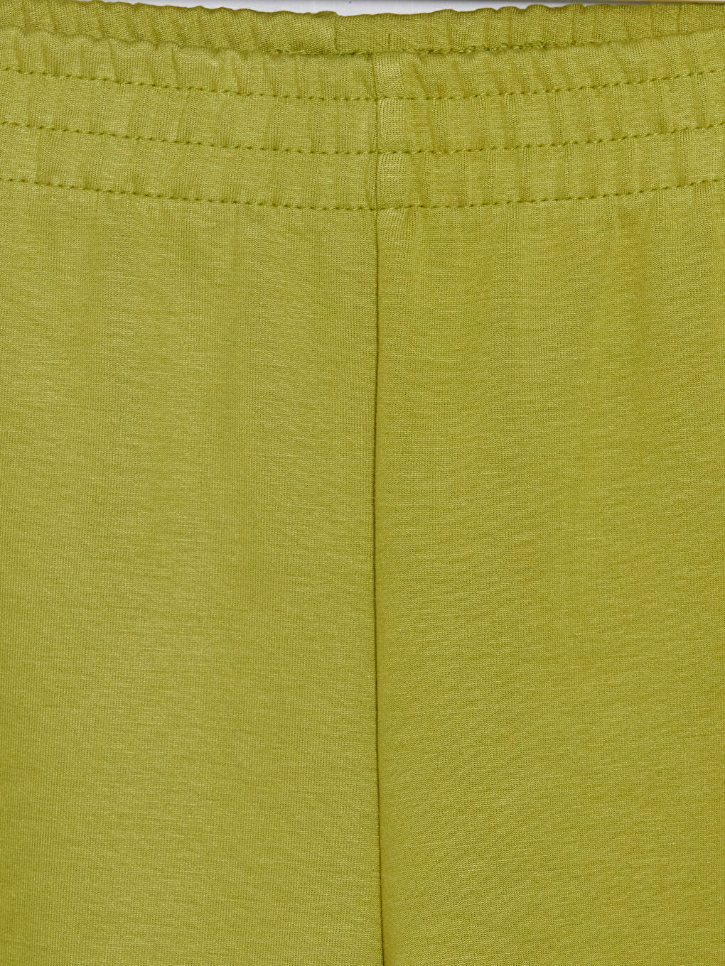 Yeşil Geniş Paça Kız Çocuk Soft Touch Eşofman Altı-2