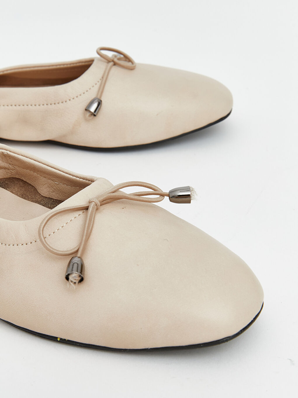 Bej Hakiki Deri Kadın Babet-2