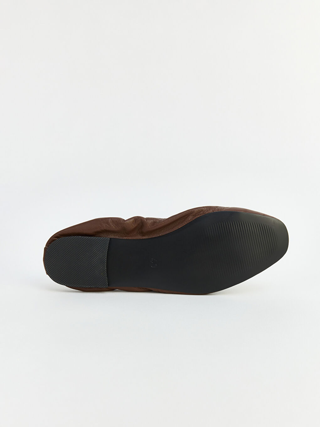 Kahverengi Hakiki Deri Kadın Babet-4