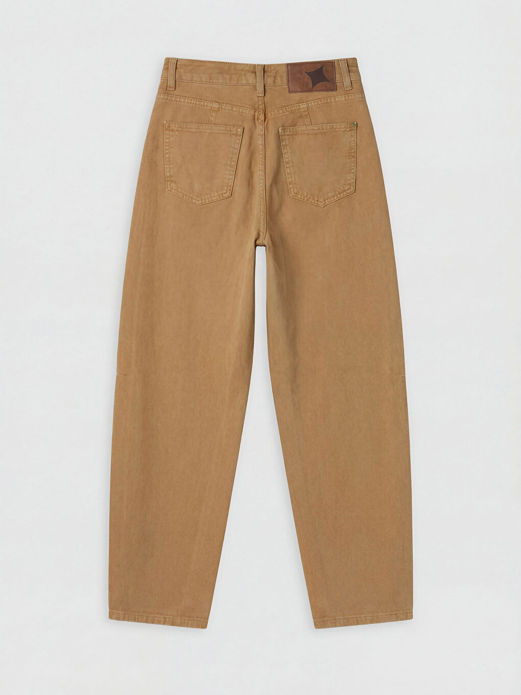 Bej Bol Fit Kadın Jean Pantolon-6