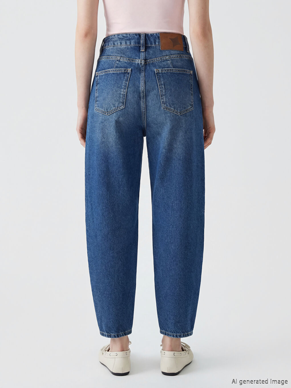 Mavi Barrel Fit Kadın Jean Pantolon-3