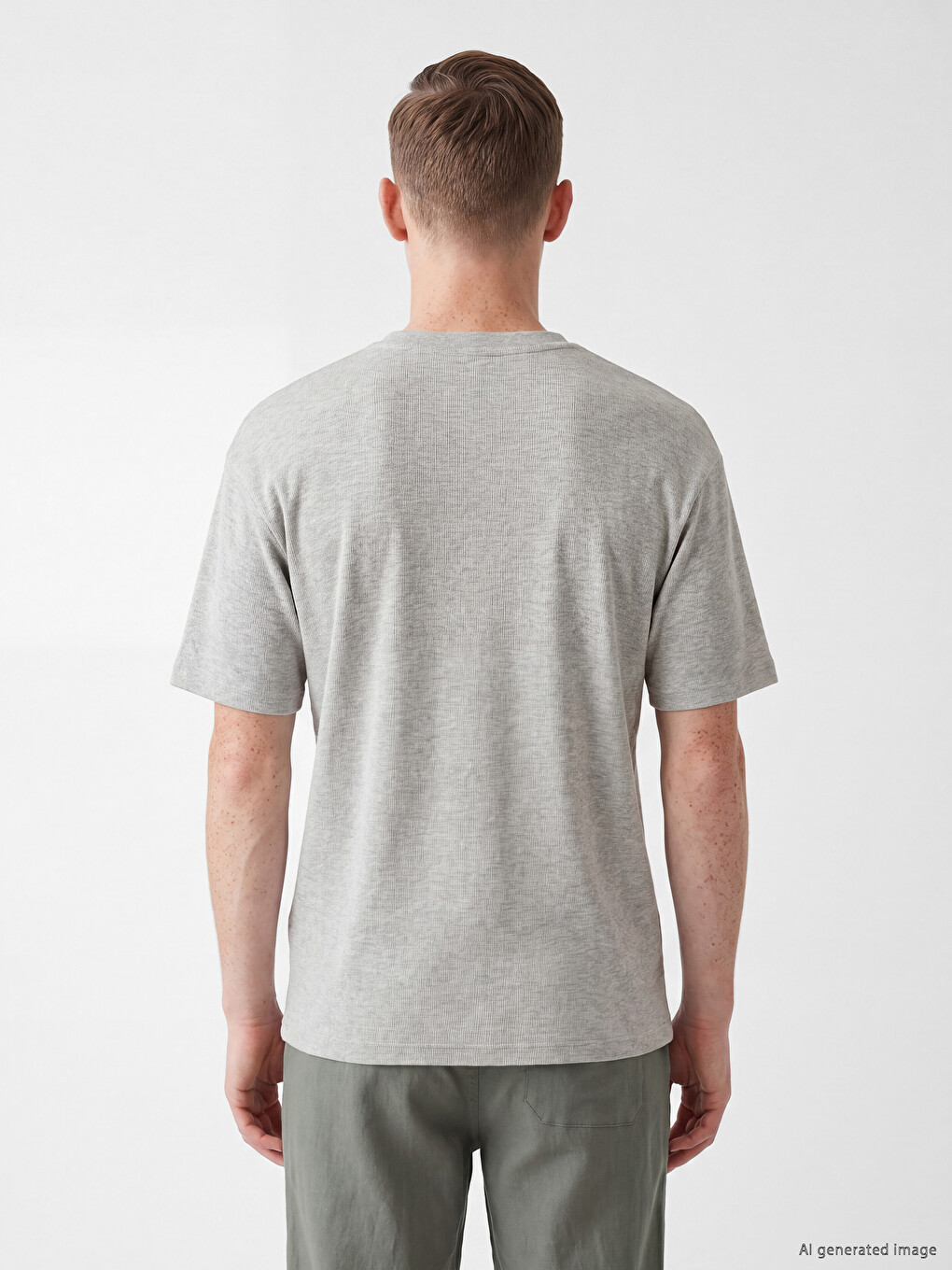 Relax Fit Crew Neck Men's T-Shirt-3