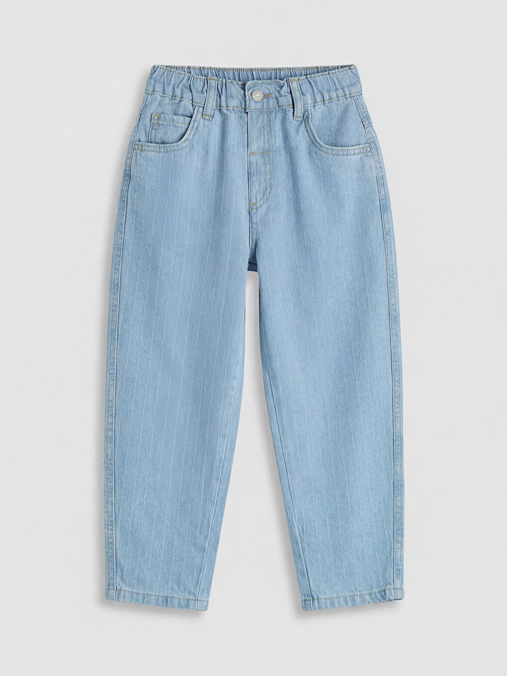 İndigo Baggy Fit Erkek Çocuk Jean Pantolon