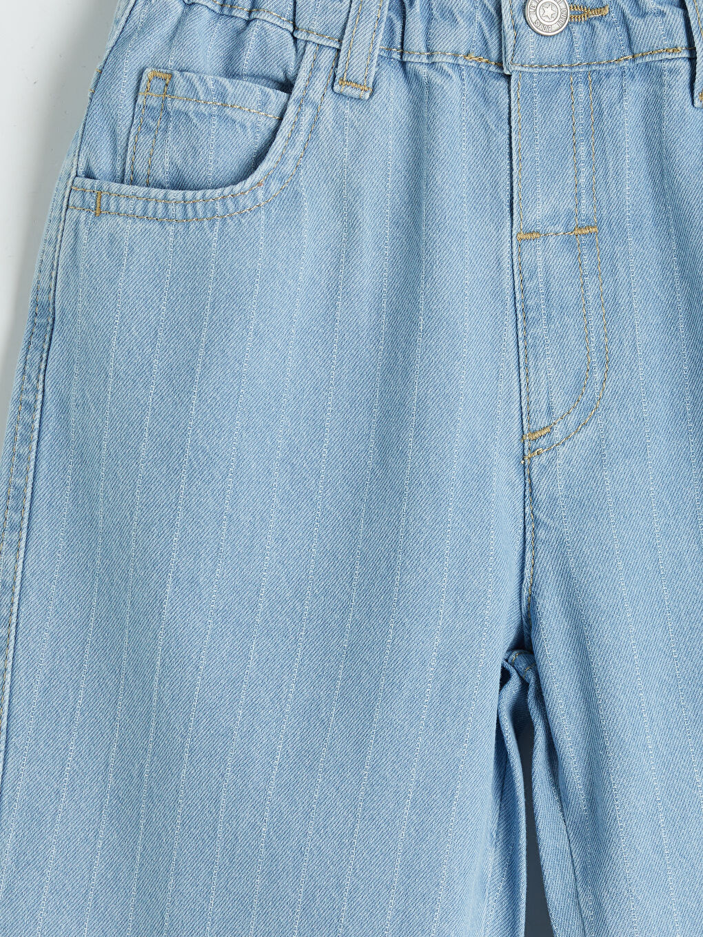 İndigo Baggy Fit Erkek Çocuk Jean Pantolon-2