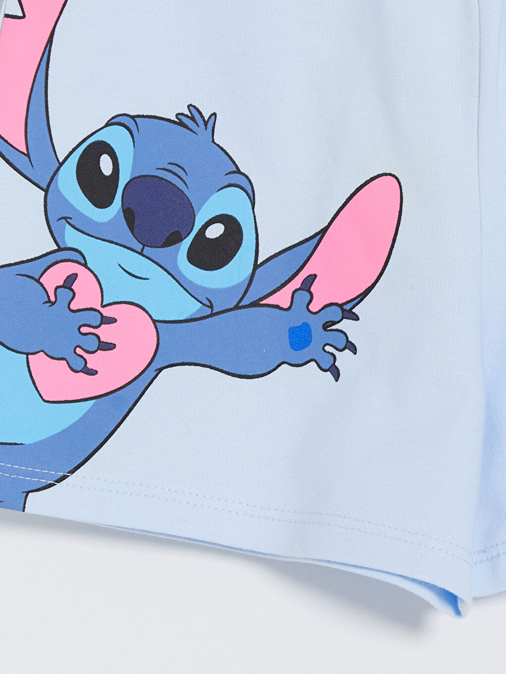 Mavi Lilo & Stitch Baskılı Kız Çocuk Şort-2