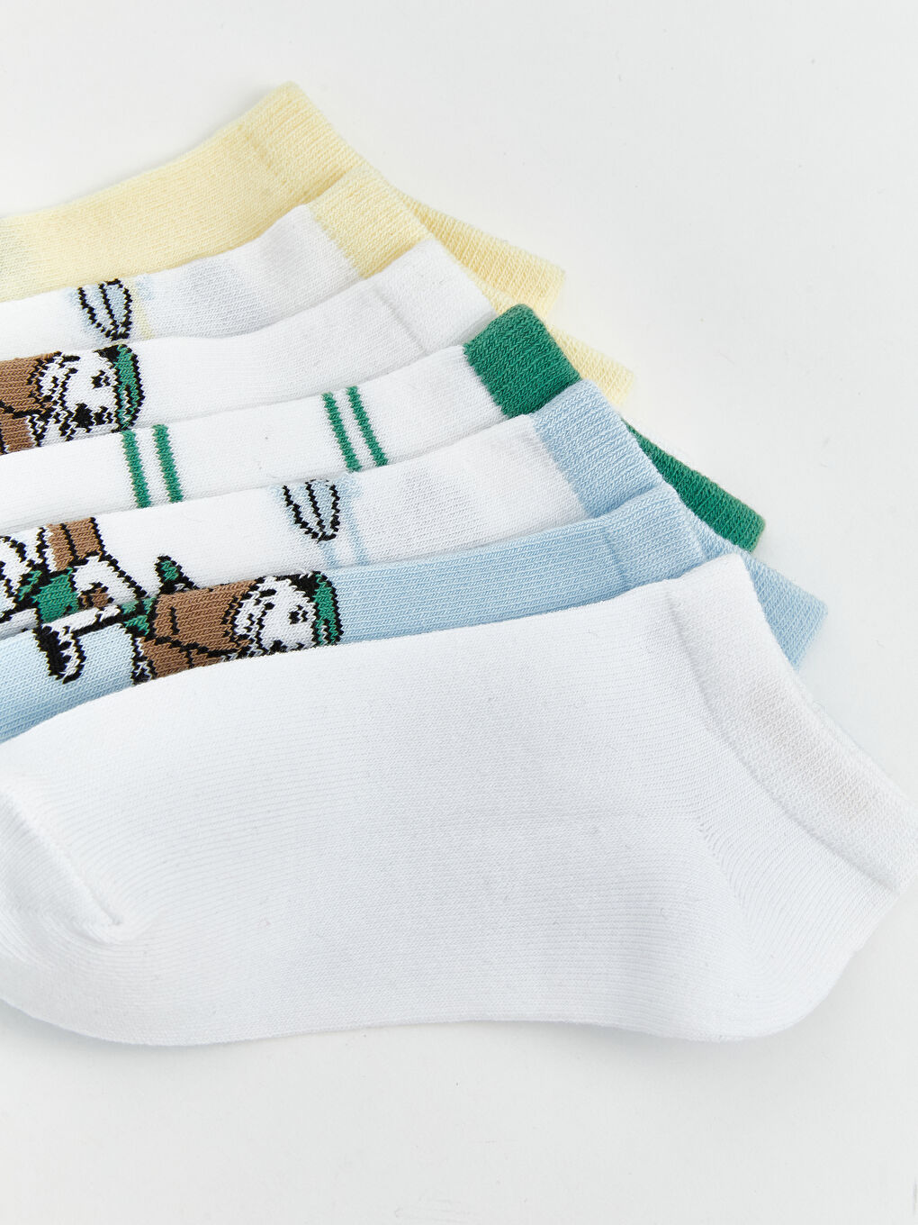 Karışık Desenli Erkek Çocuk Patik Çorap 7'li-8