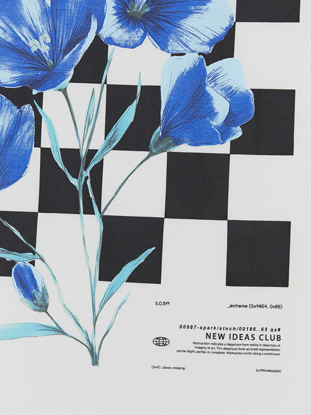 Beyaz Bisiklet Yaka Baskılı Penye Erkek Tişört-2