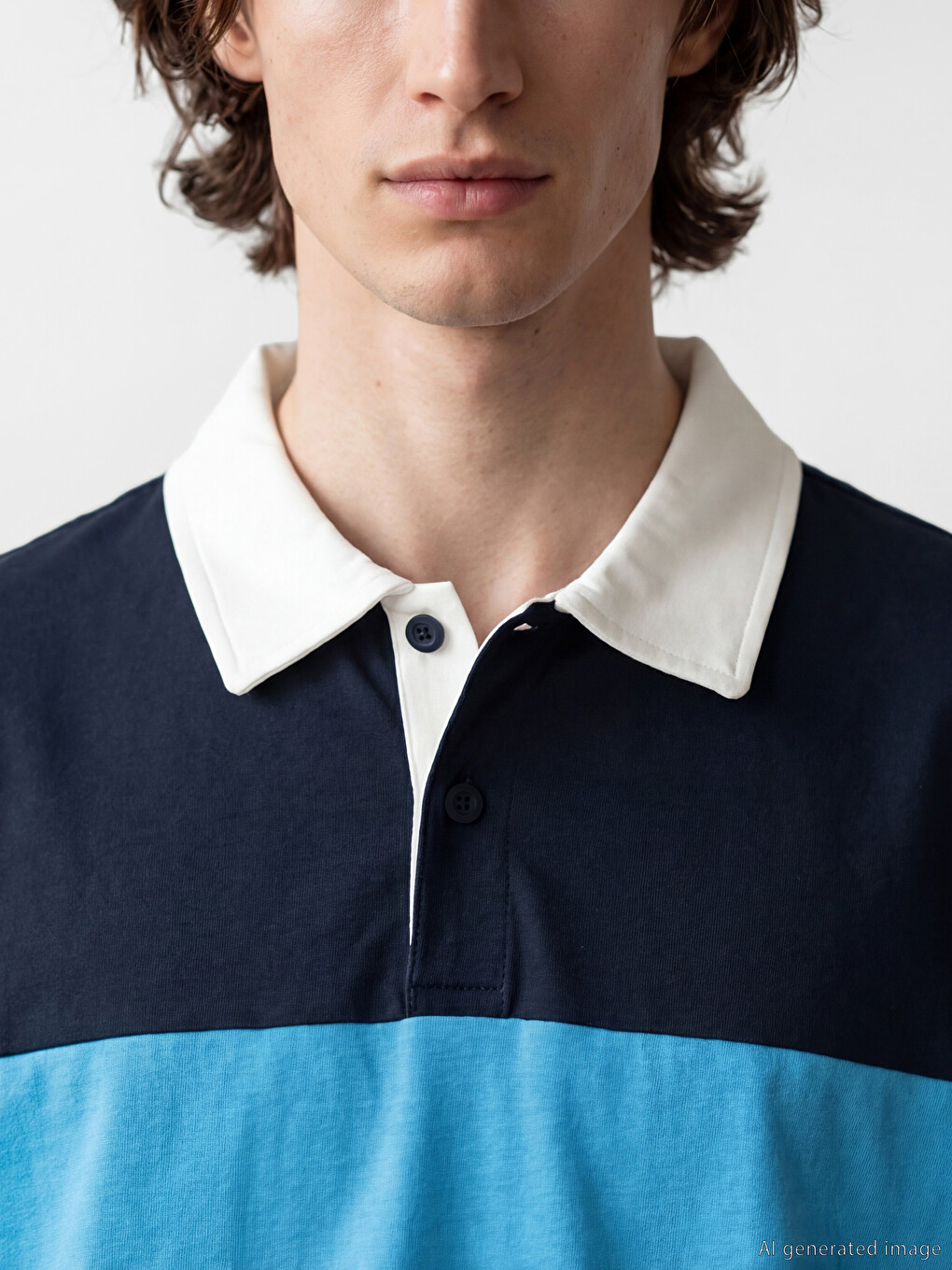 Relax Fit Color Block Men's T-Shirt-2