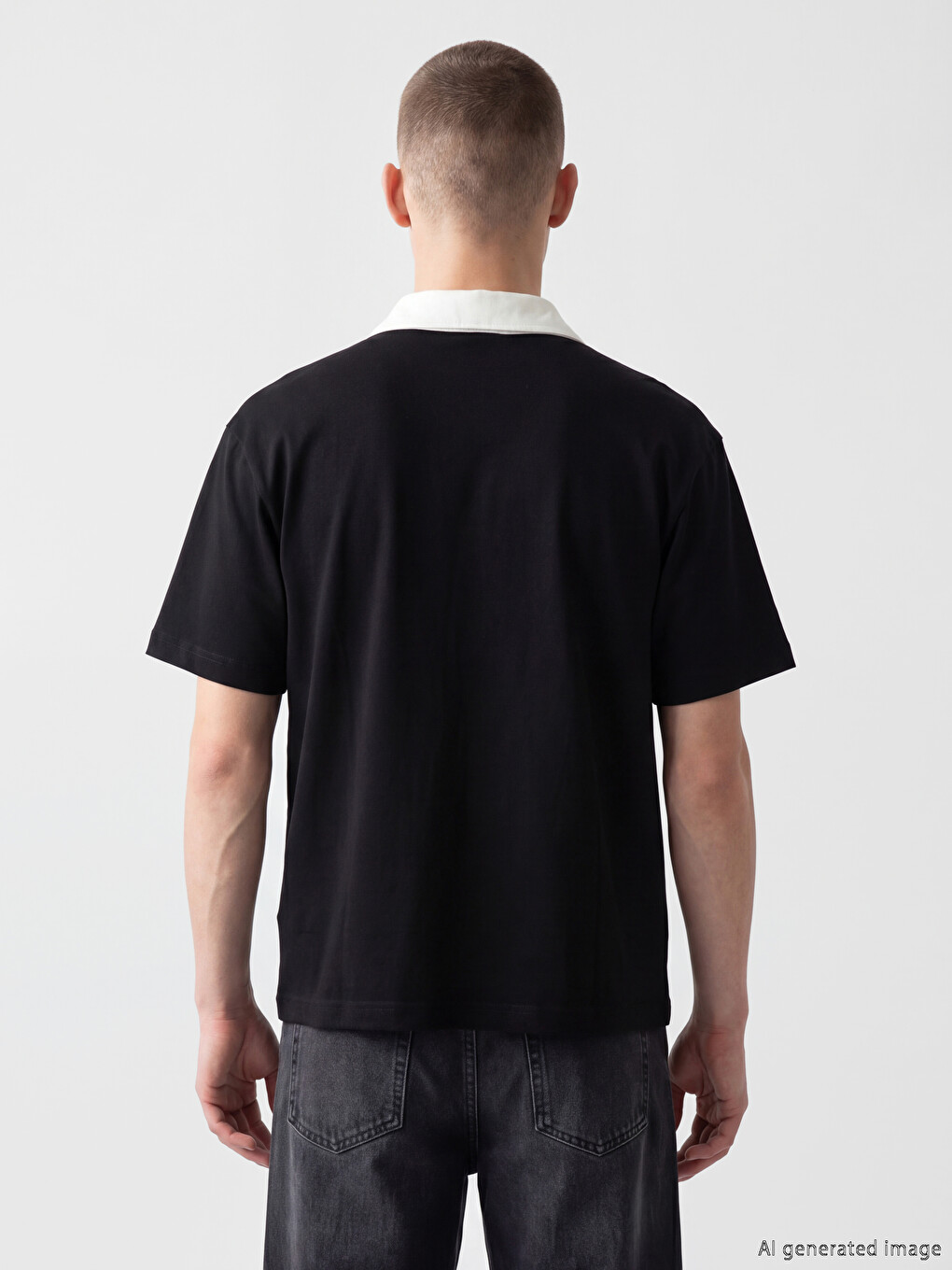Relax Fit Color Block Men's T-Shirt-3