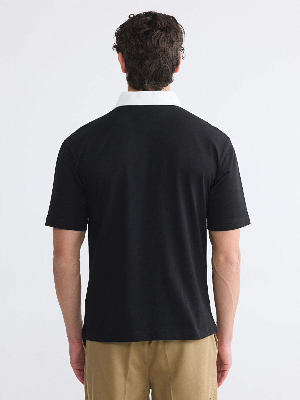 Relax Fit Color Block Men's T-Shirt-3