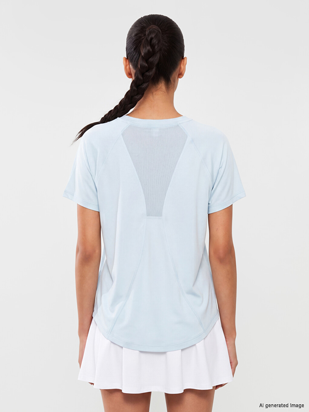 Crew Neck Women's Sport T-Shirt-3