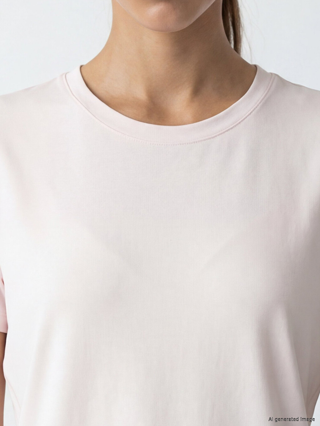 T-shirt de sport à col rond pour femme-2
