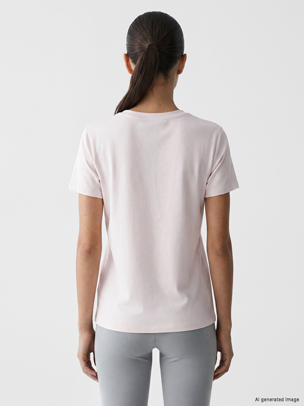 T-shirt de sport à col rond pour femme-3