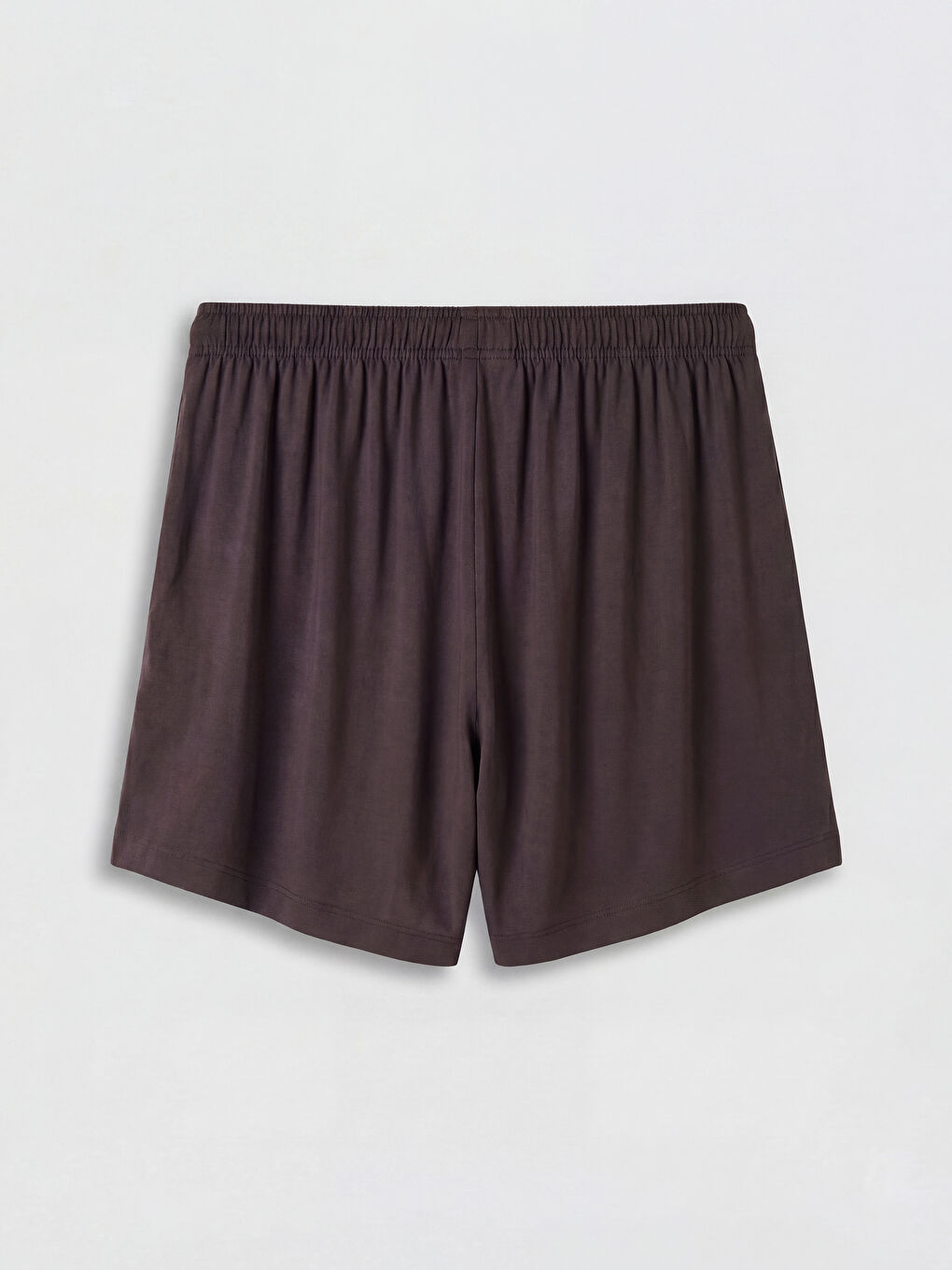 Mürdüm Modal Karışımlı Kadın Spor Şort-1