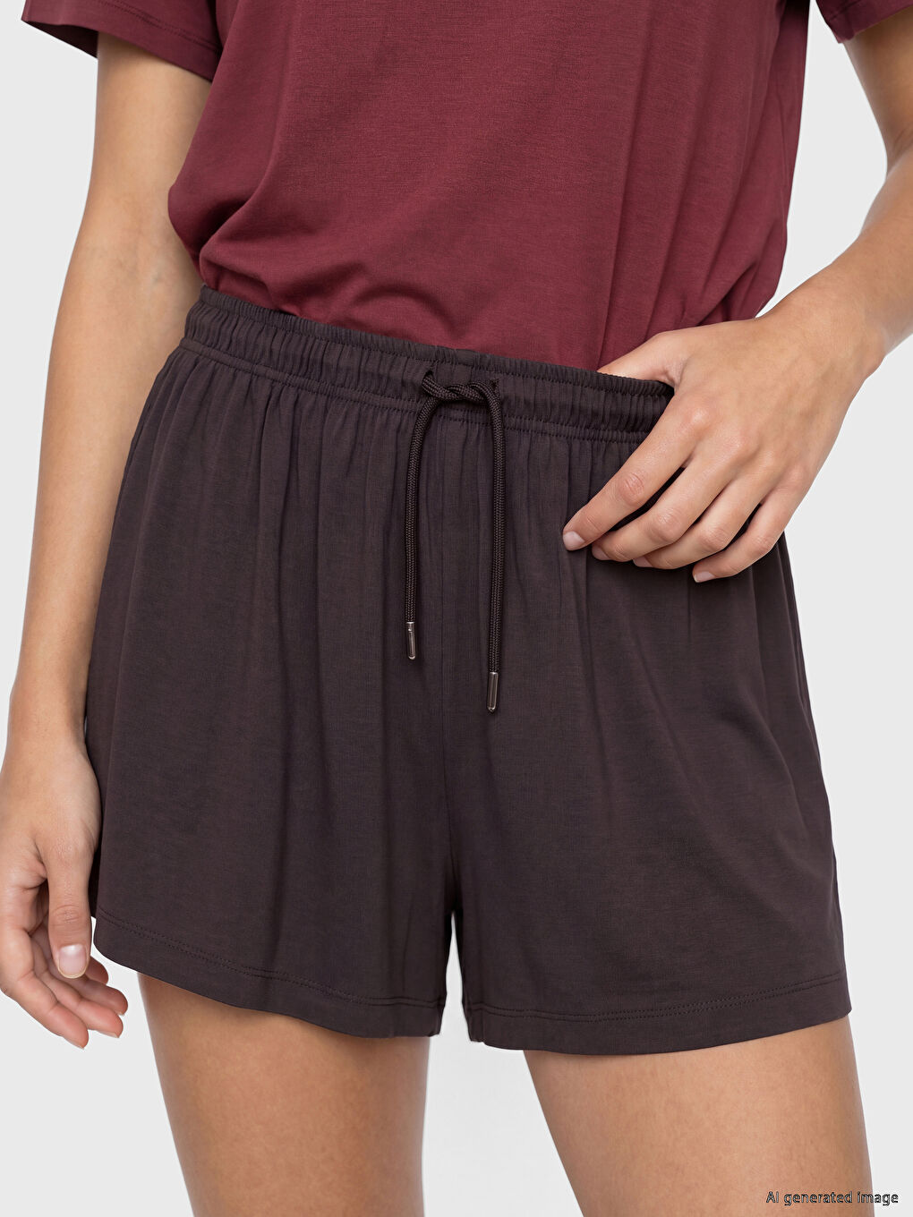 Modal Blend Women's Sport Shorts-2