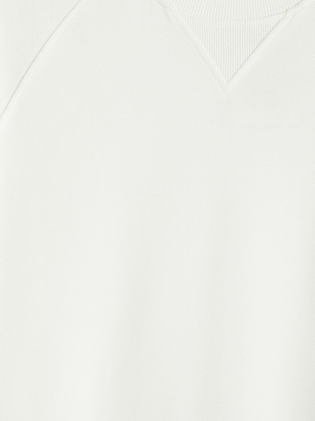 Ekru Bisiklet Yaka Erkek Sweatshirt-2