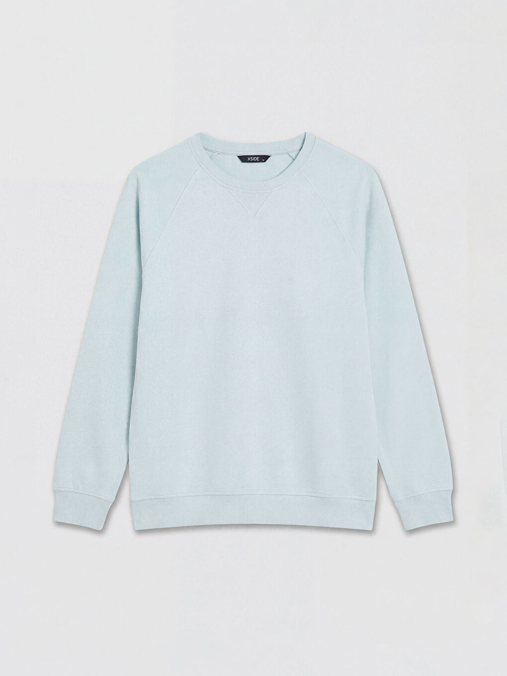 Mavi Bisiklet Yaka Erkek Sweatshirt